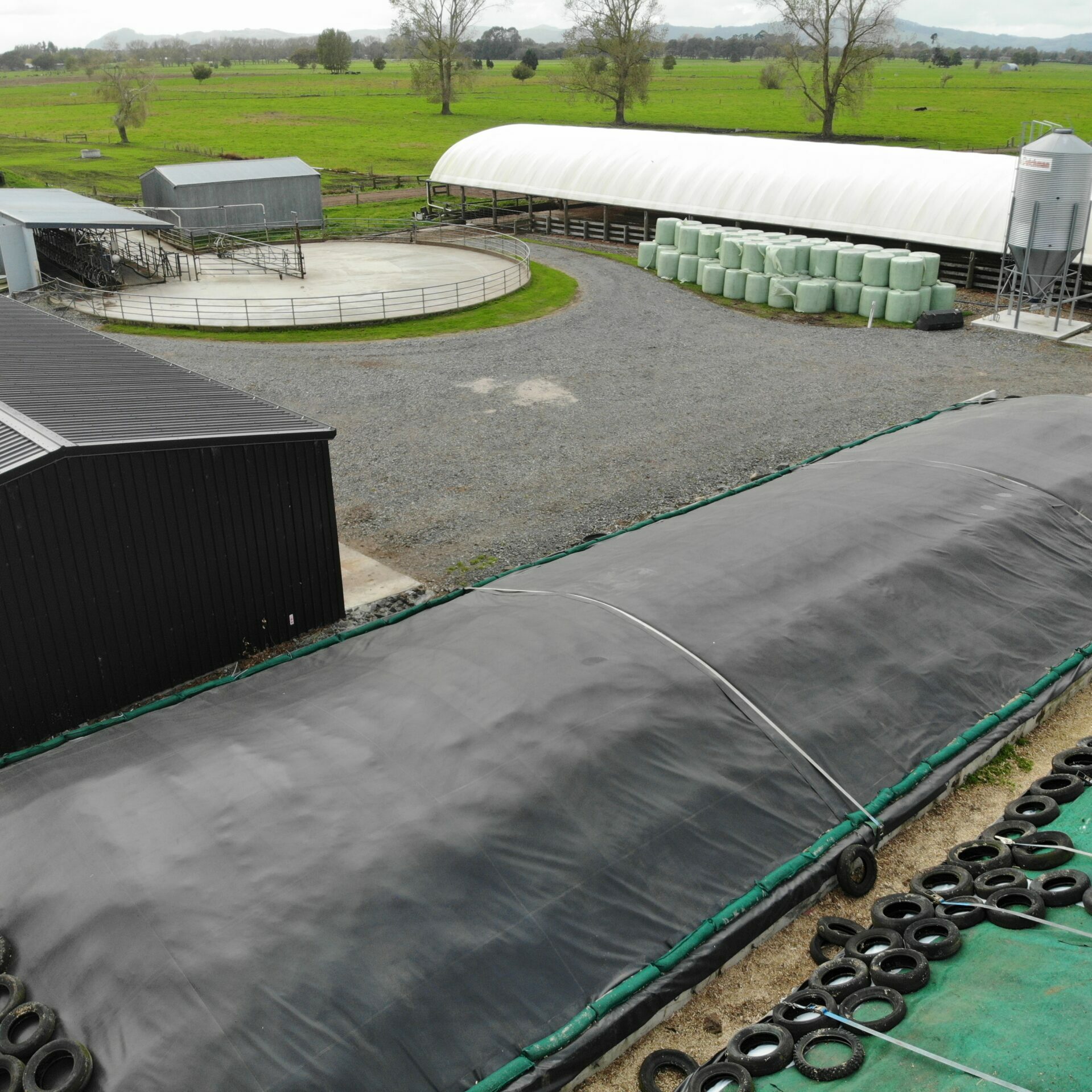 Silage covered with Geosmart EPDM